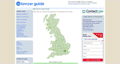 Desktop Screenshot of lawyer-guide.co.uk